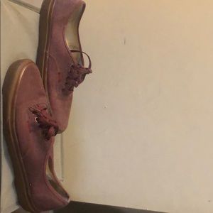 Men’s burgundy Vans